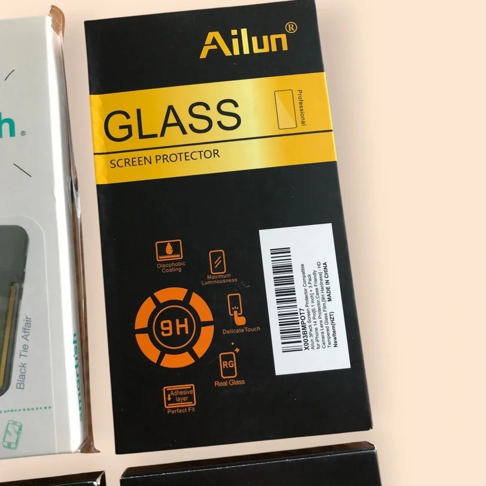 iPhone 14 Pro Accessories Bundle Smartish Wallet Slayer NEW Glass Screen Protect